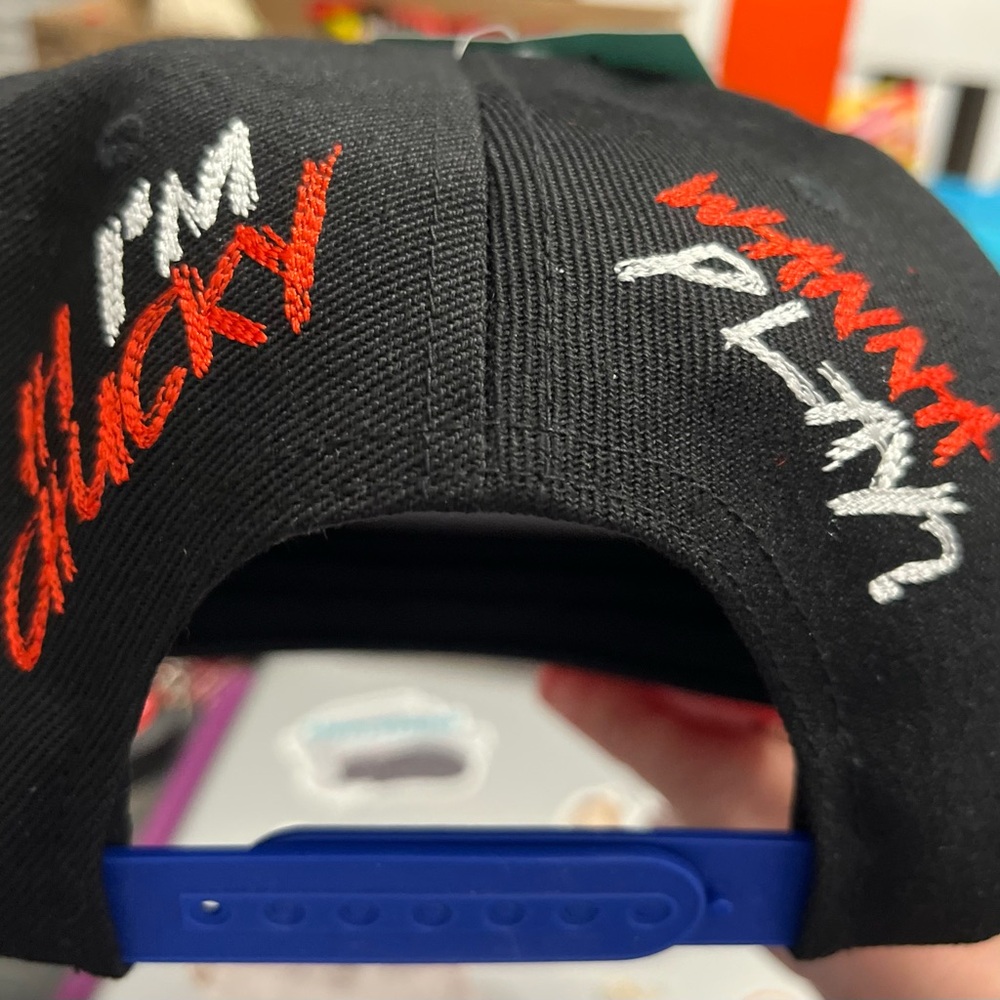 Black and Blue Chucky Embroidered Hat
Limited Edition - Picture 3 of 4
